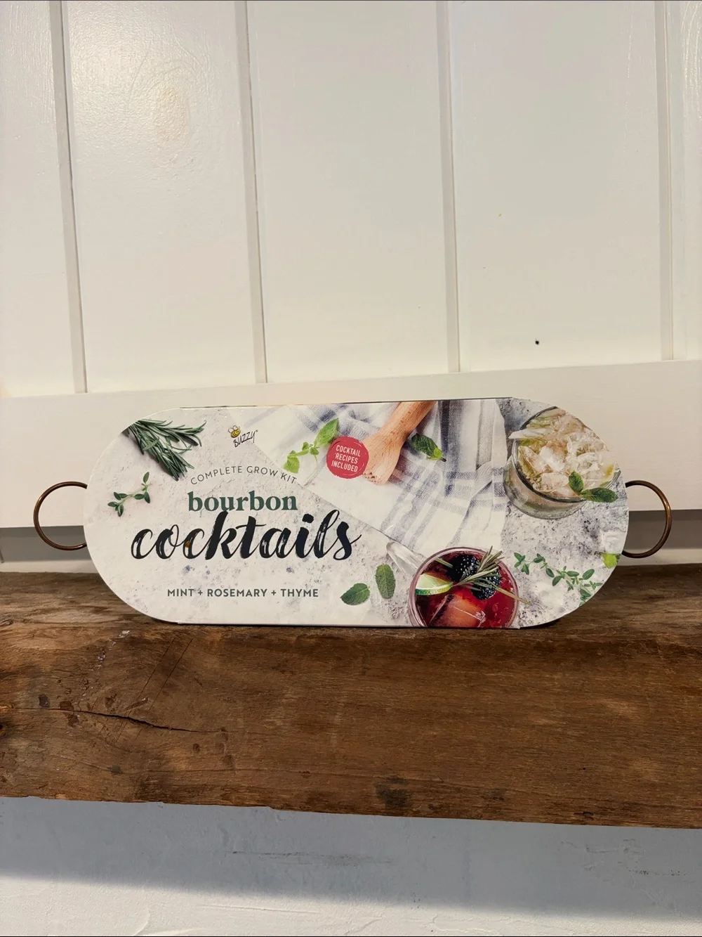 Bourbon Cocktails Grow Kit - Mint Rosemary Thyme